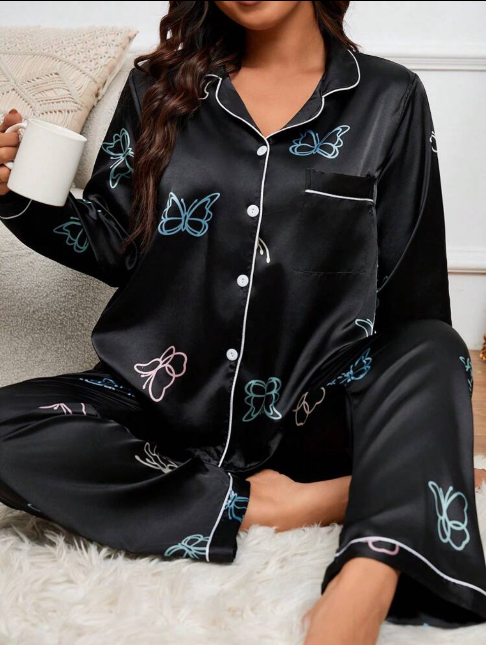Pijama 3XL satén