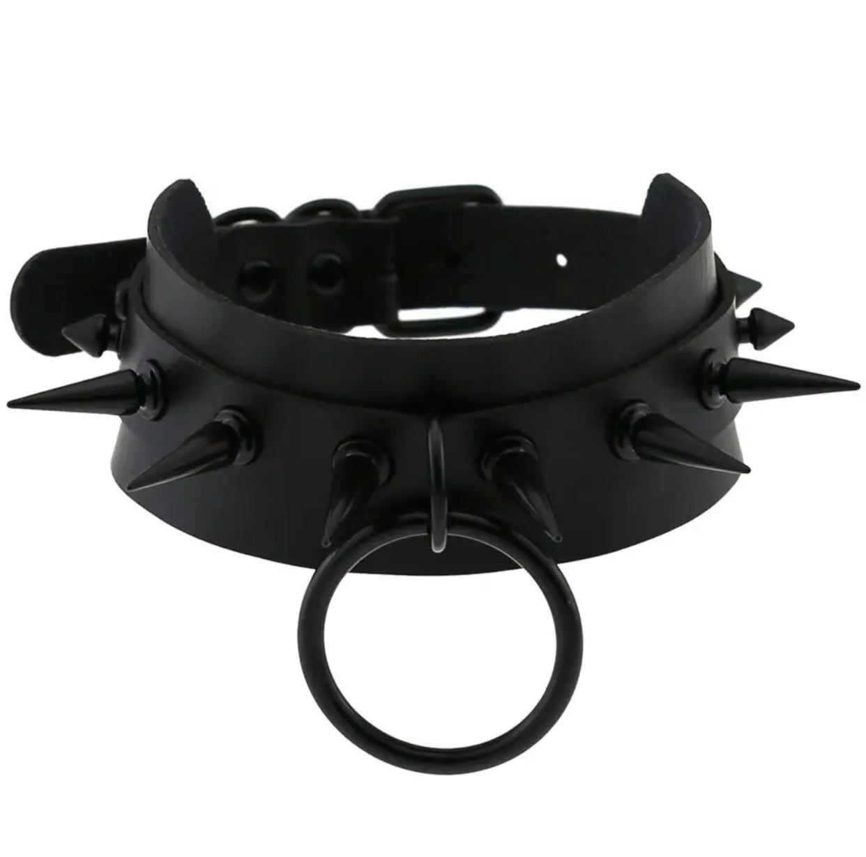 Choker negro pinchos