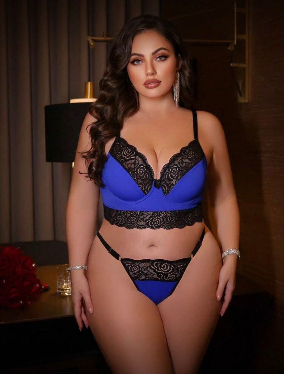 Conjunto azul fuerte 2XL