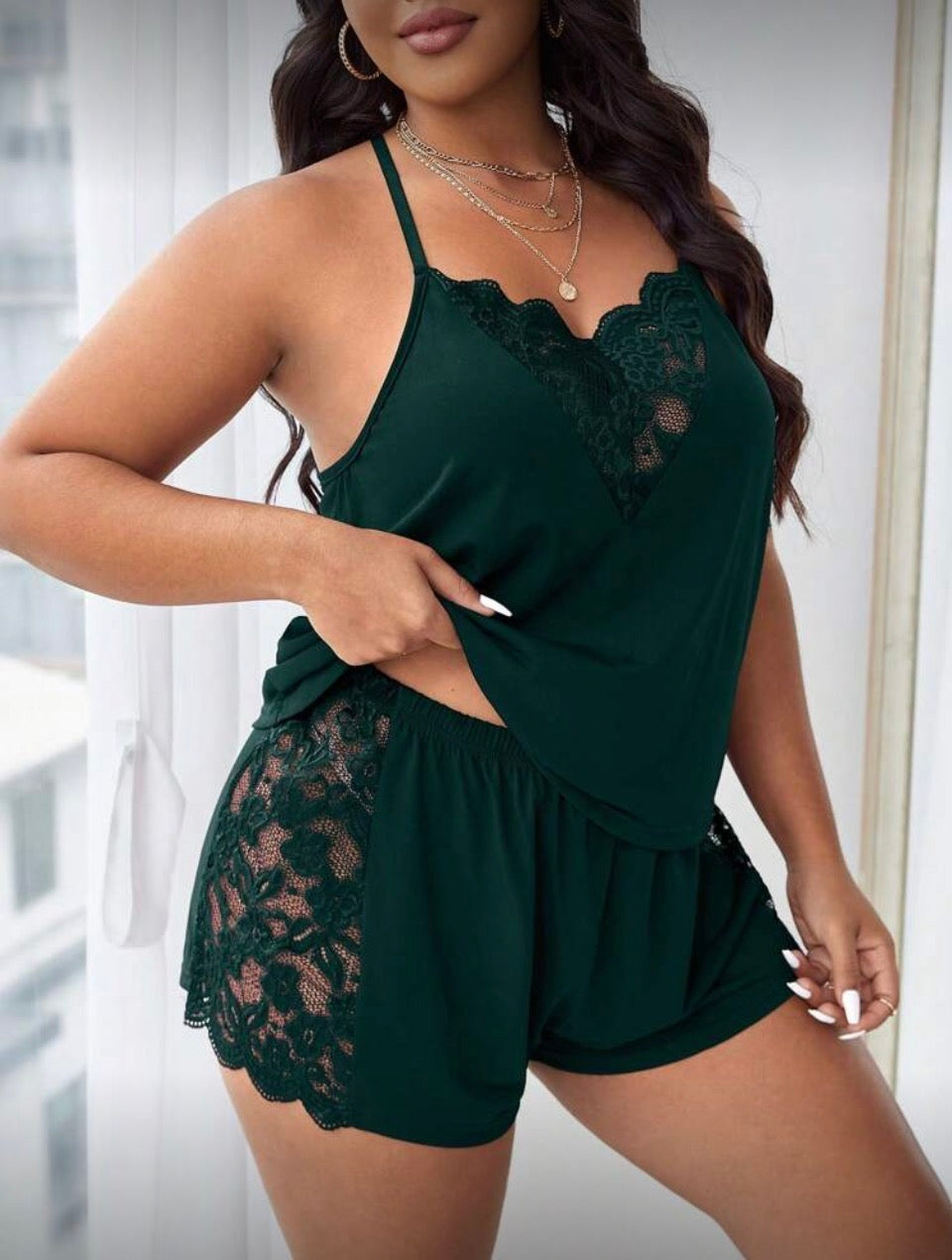 Pijama verde 5XL