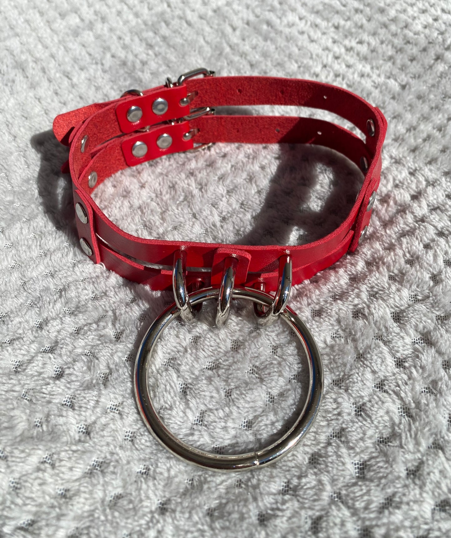 Choker Doble Rojo