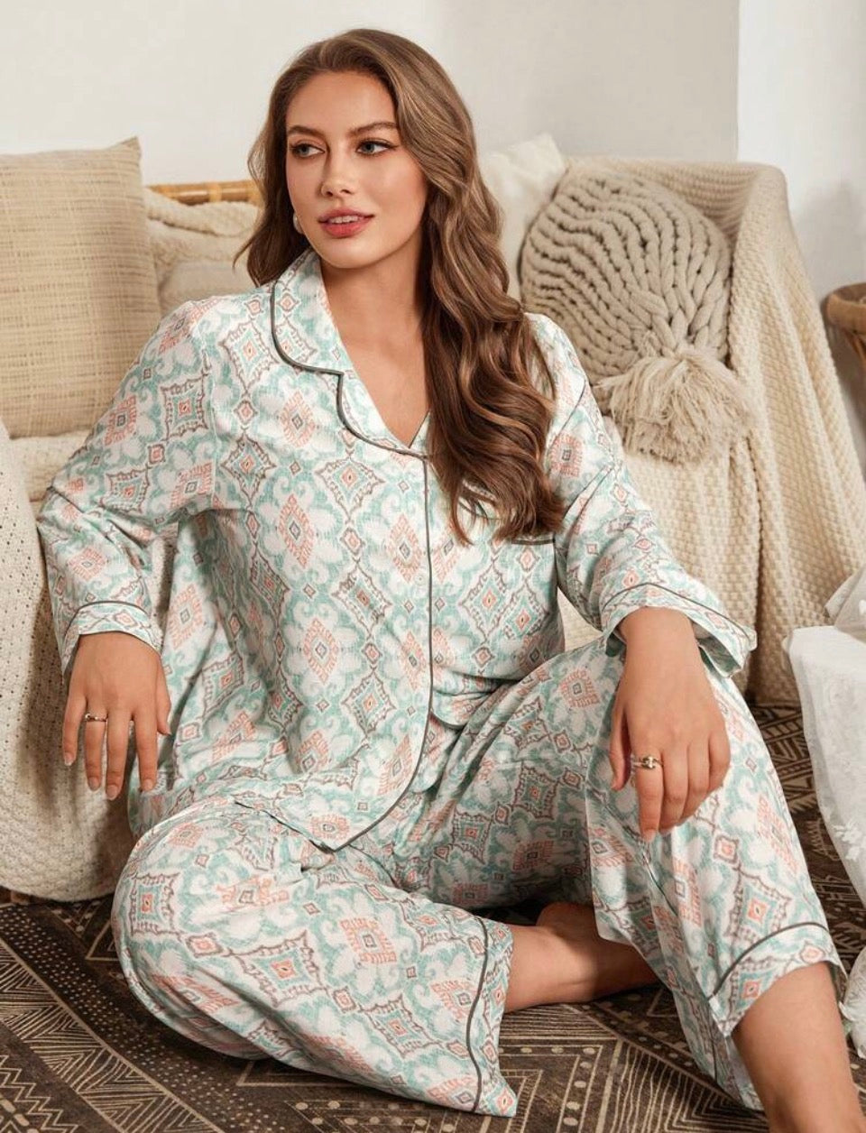 Pijama verde 4XL