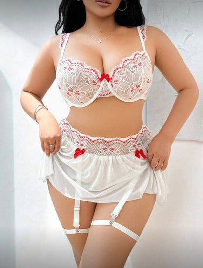 Conjunto blanco 4XL y XL
