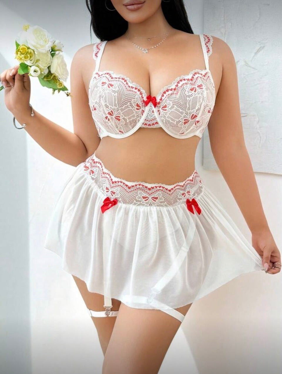 Conjunto blanco 4XL y XL