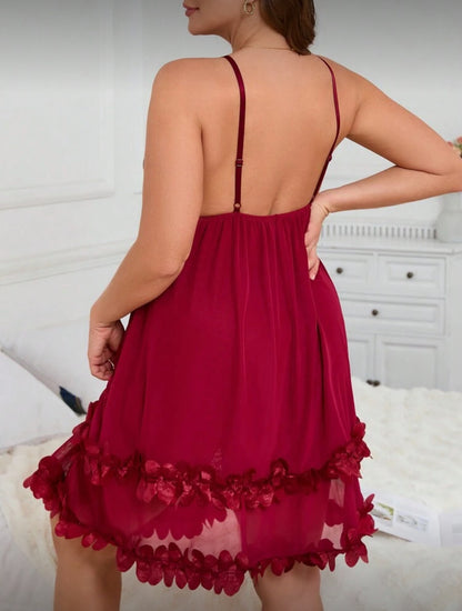 Camisón bordo 3XL