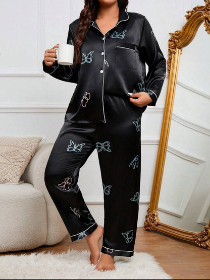 Pijama 3XL satén