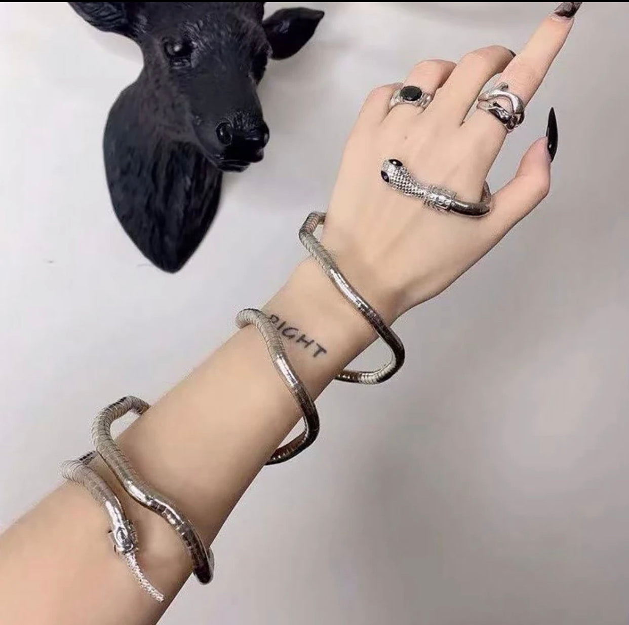 Collar moldeable serpiente