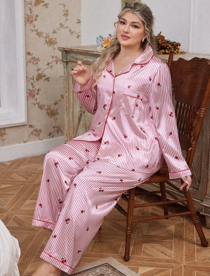 Pijama rosa 5XL