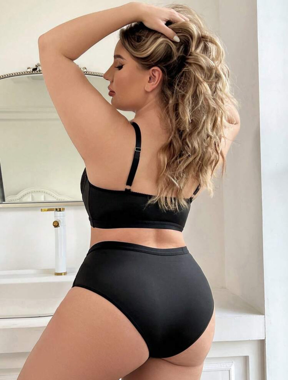 Conjunto negro 3XL