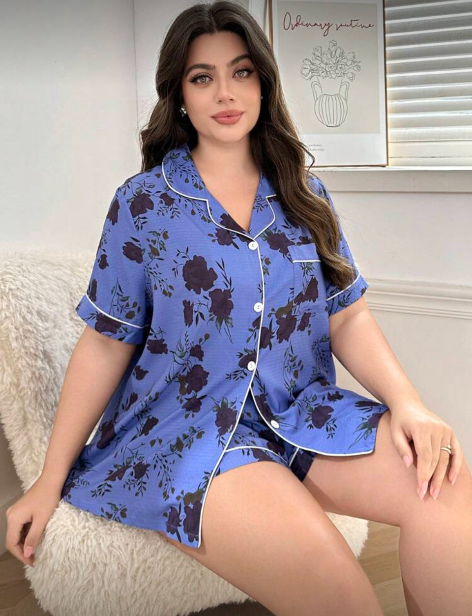 Pijama con short 4XL