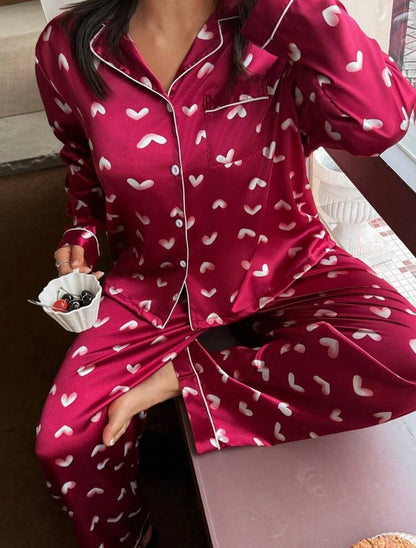 Pijama 4XL satén