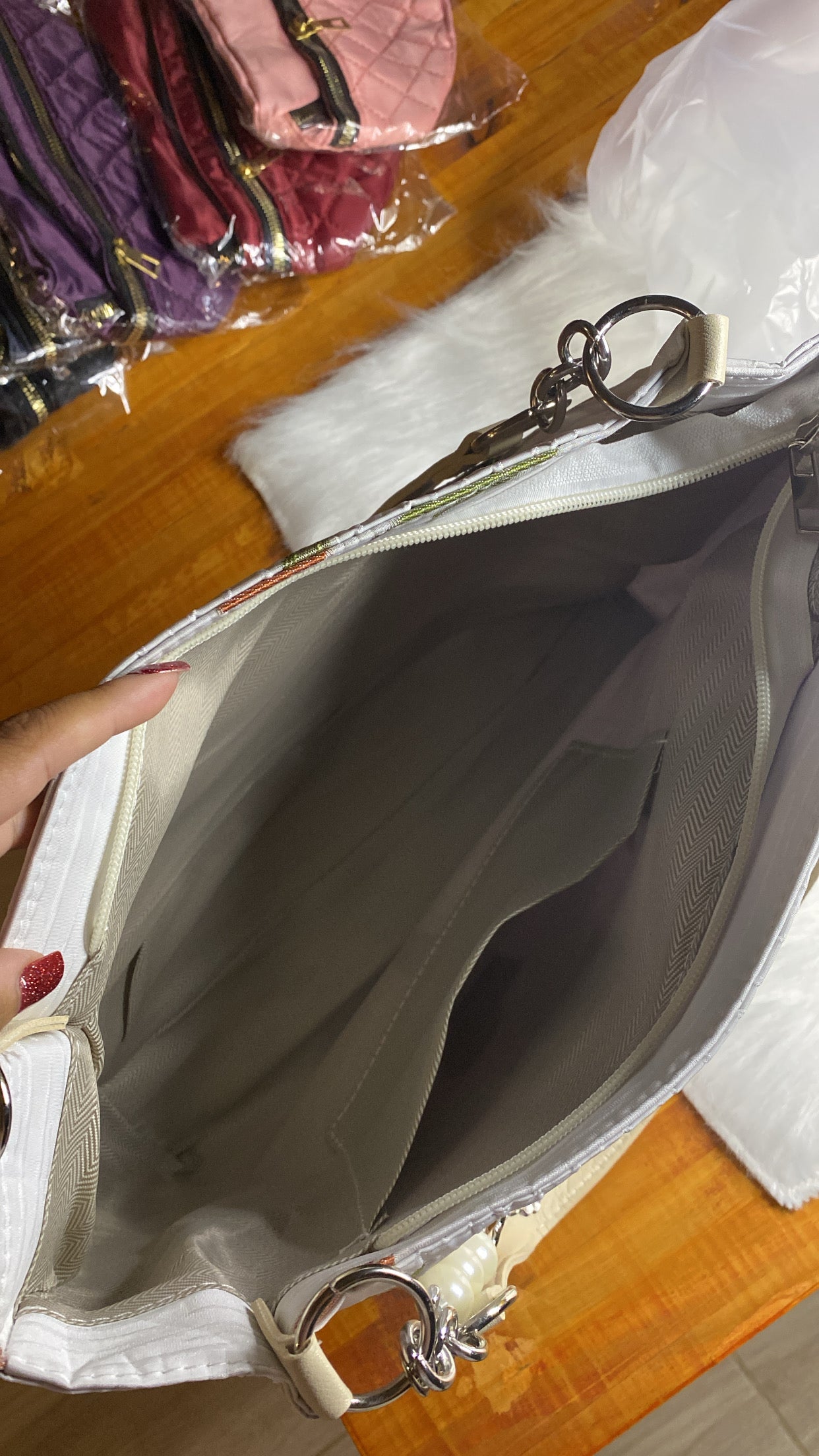 Bolso grande floral
