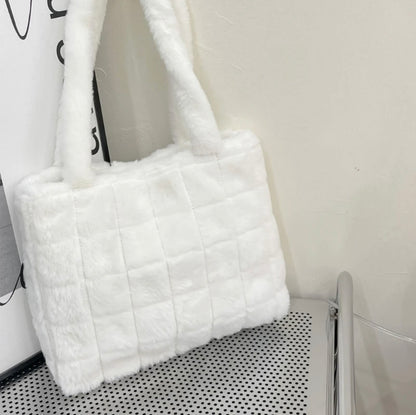 Bolso para invierno en blanco