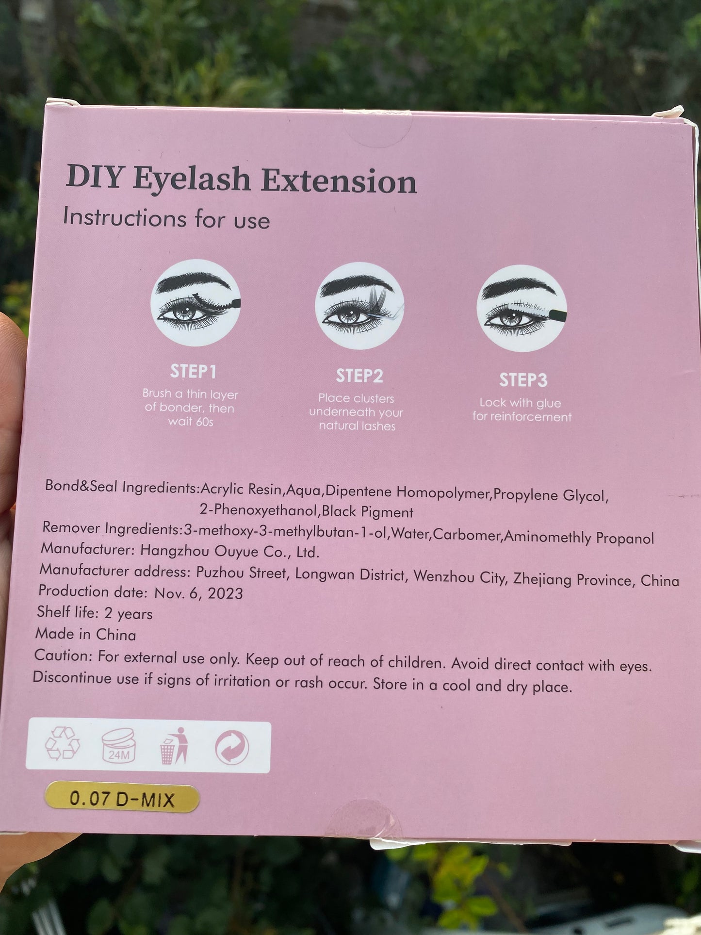 Extensiones de pestañas