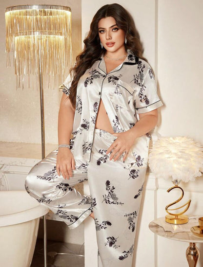 Pijama satén 2XL