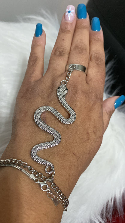 Pulera c/ anillo serpiente