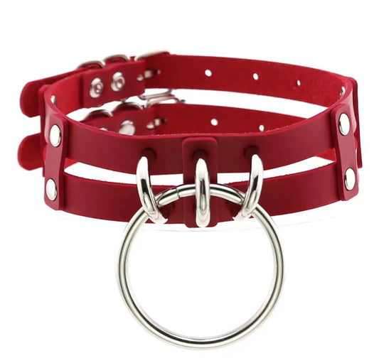 Choker Doble Rojo
