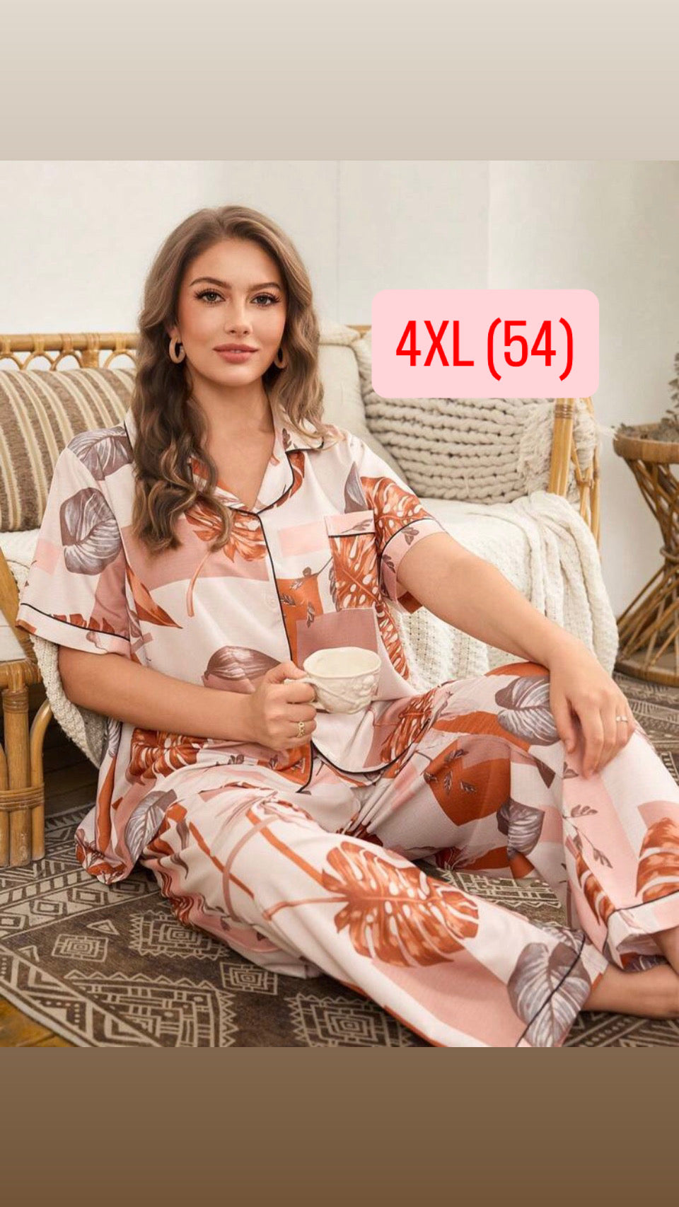 Pijama otoñal 4XL