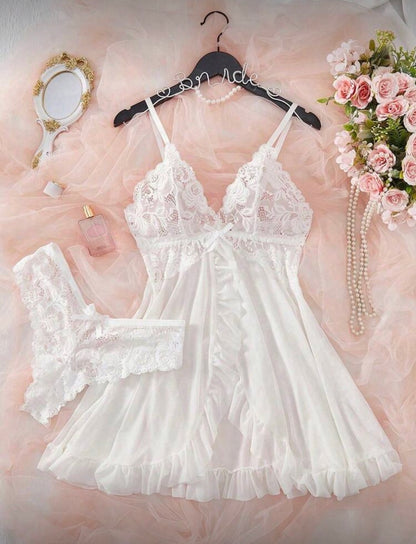 Babydoll blanco 2XL