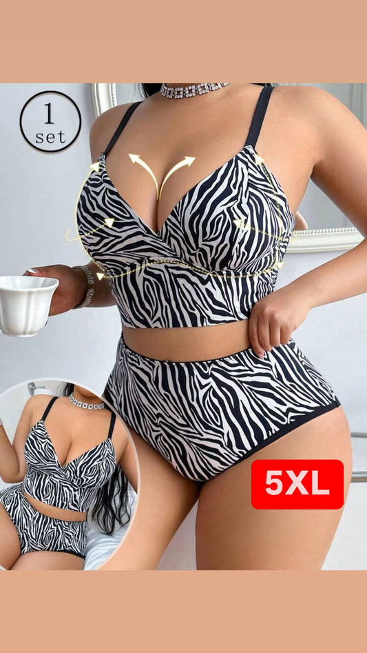 Conjunto animal print cebra 🦓 5XL