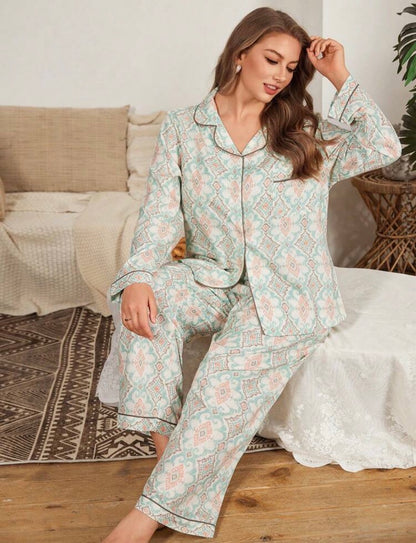 Pijama verde 4XL