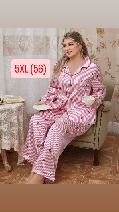 Pijama rosa 5XL