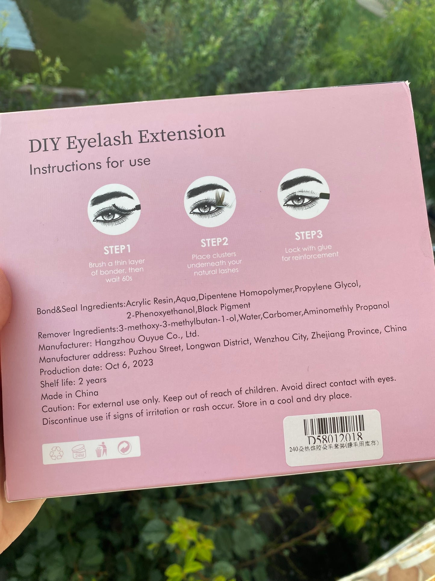 Extensiones de pestañas