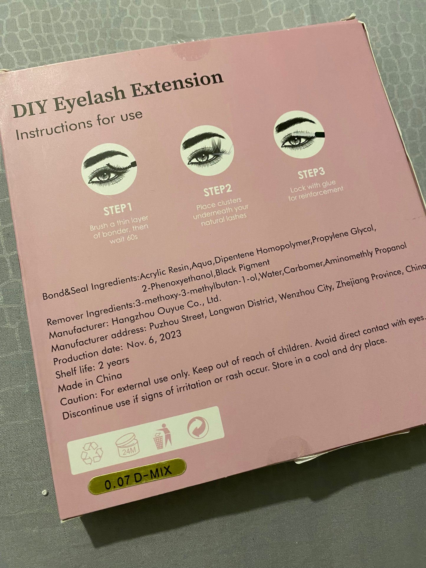 Extensiones de pestañas
