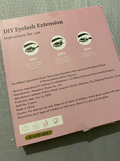 Extensiones de pestañas
