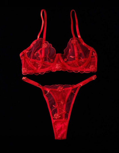 Conjunto rojo 3XL con aro
