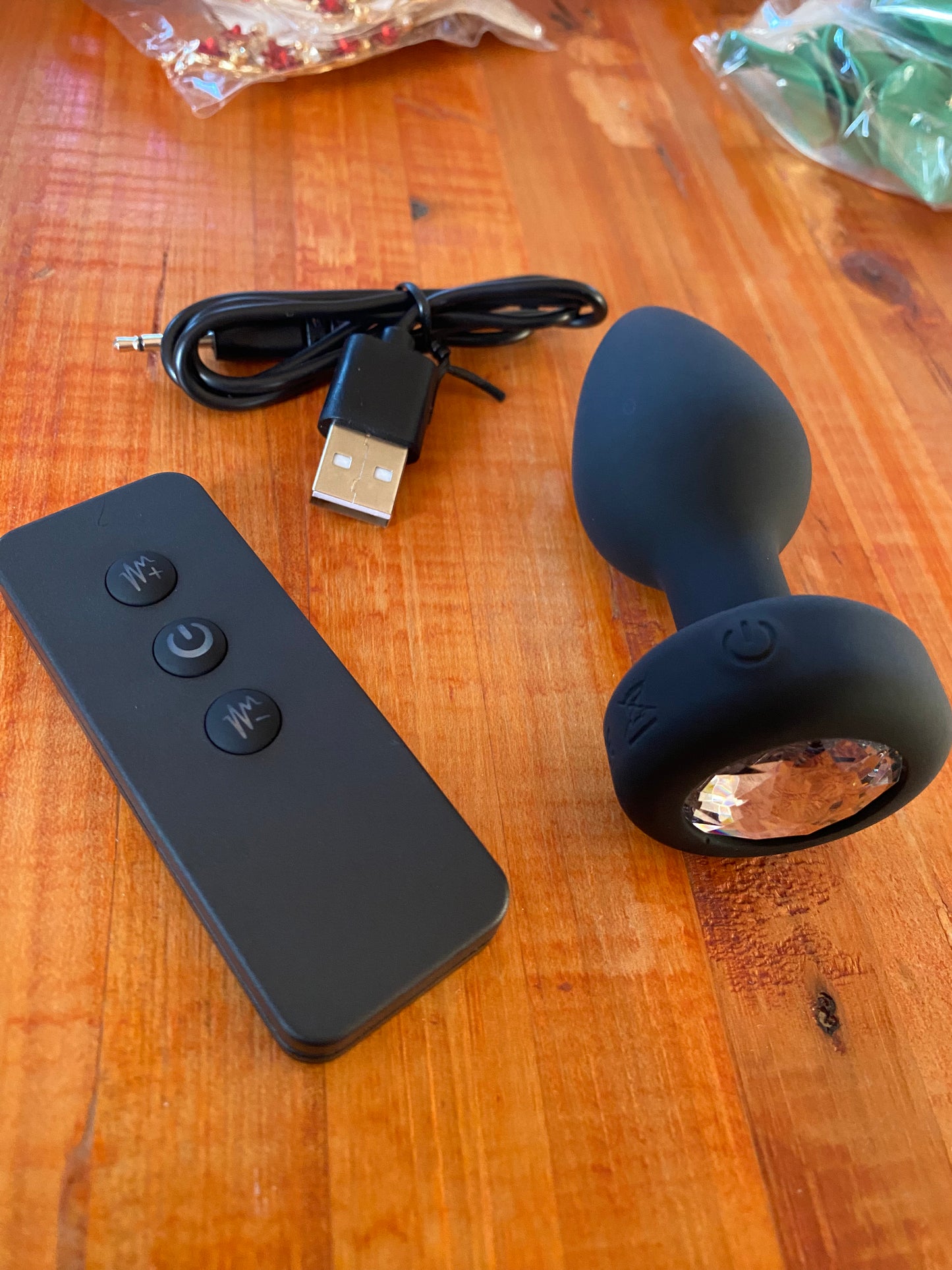 Vibrador anal 10 velocidades recargable