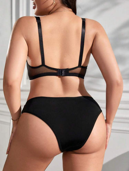 Conjunto negro 3XL con aro