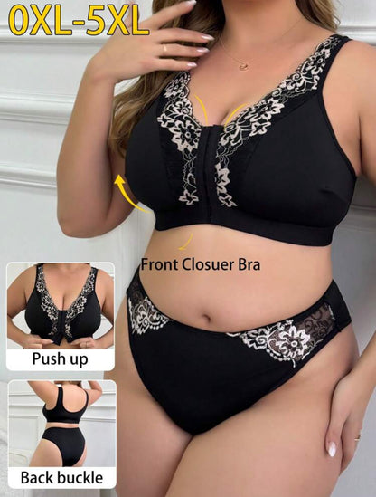 Conjunto negro y blanco 4XL