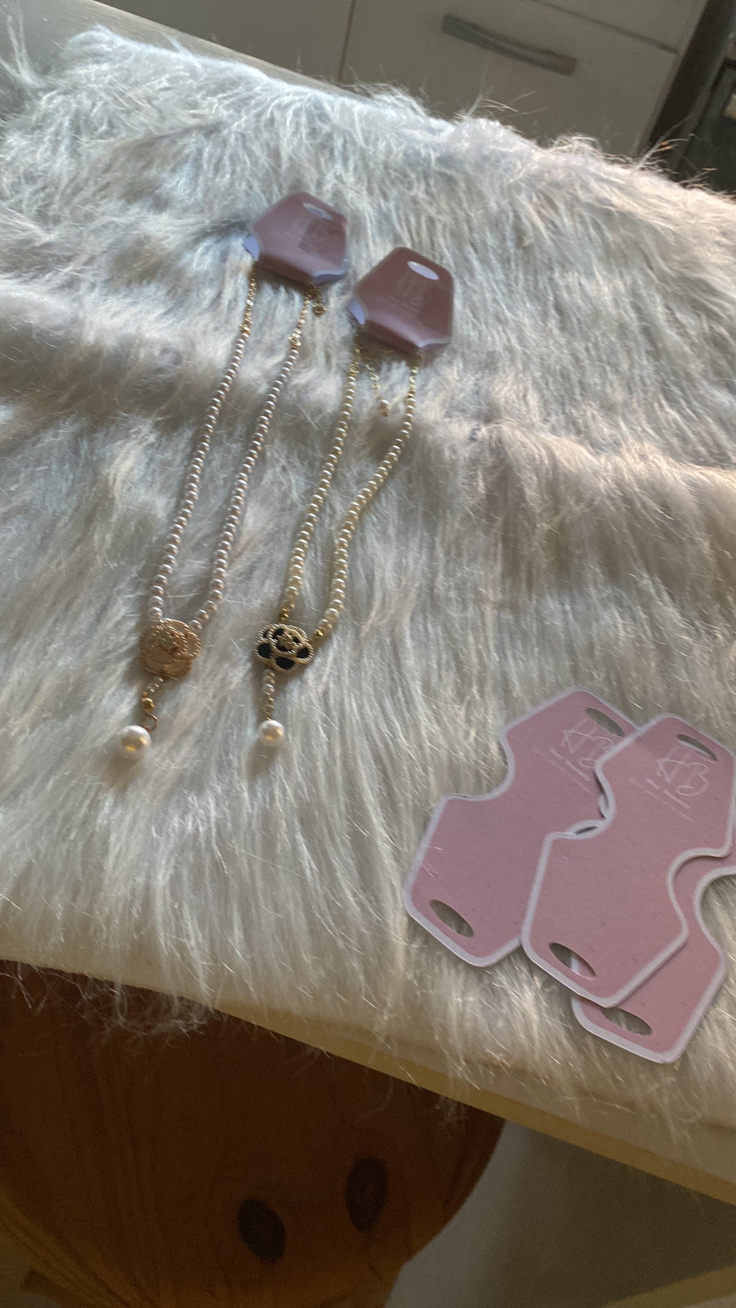 Collar Camelia con Perlas