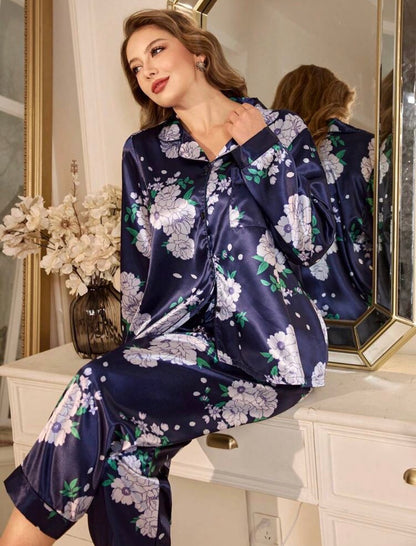 Pijama satén 4XL