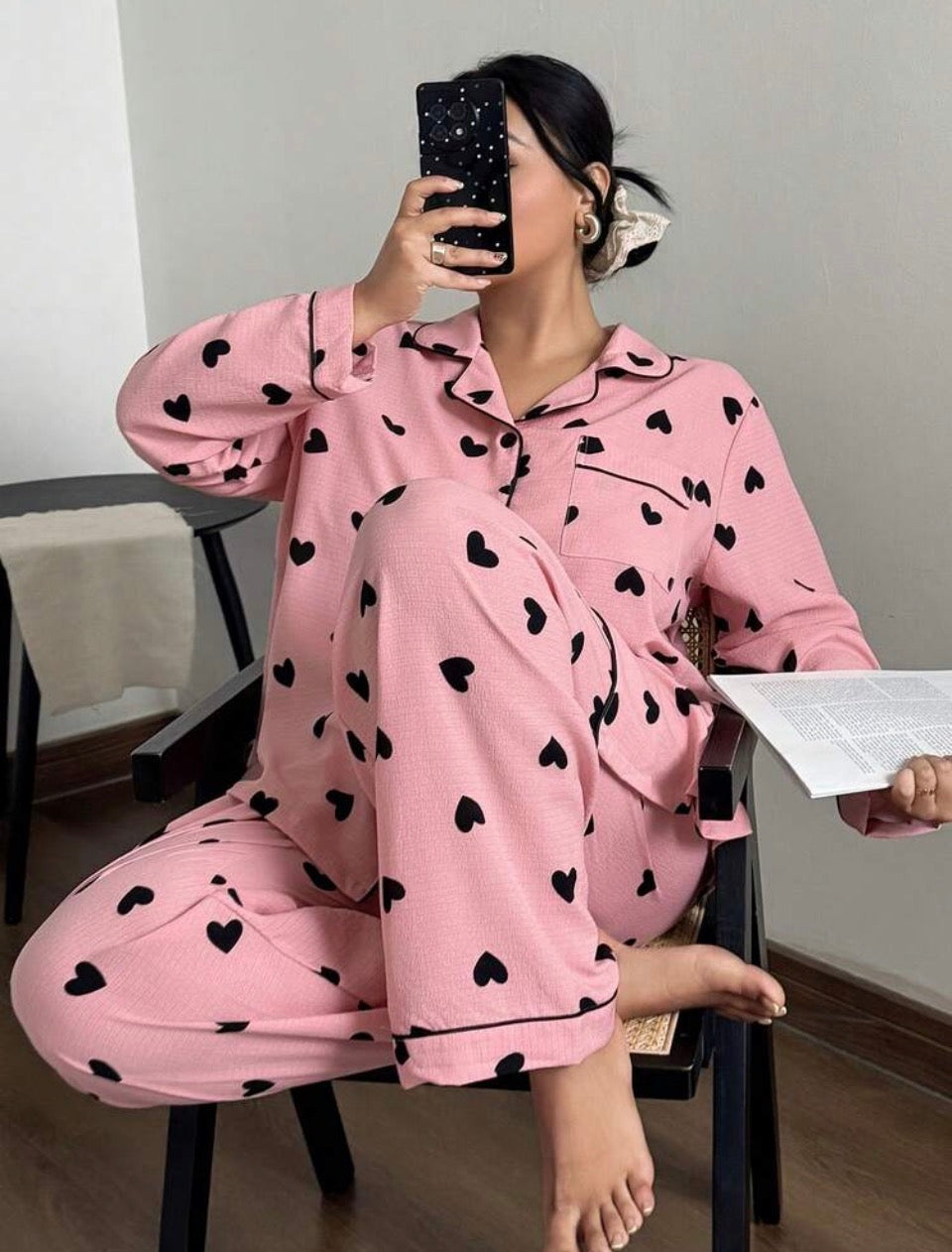 Pijama rosa 4XL