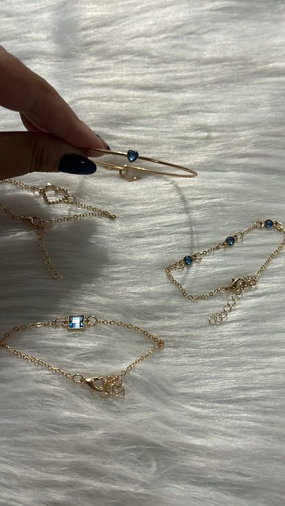 Conjunto de pulseras 4piezas
