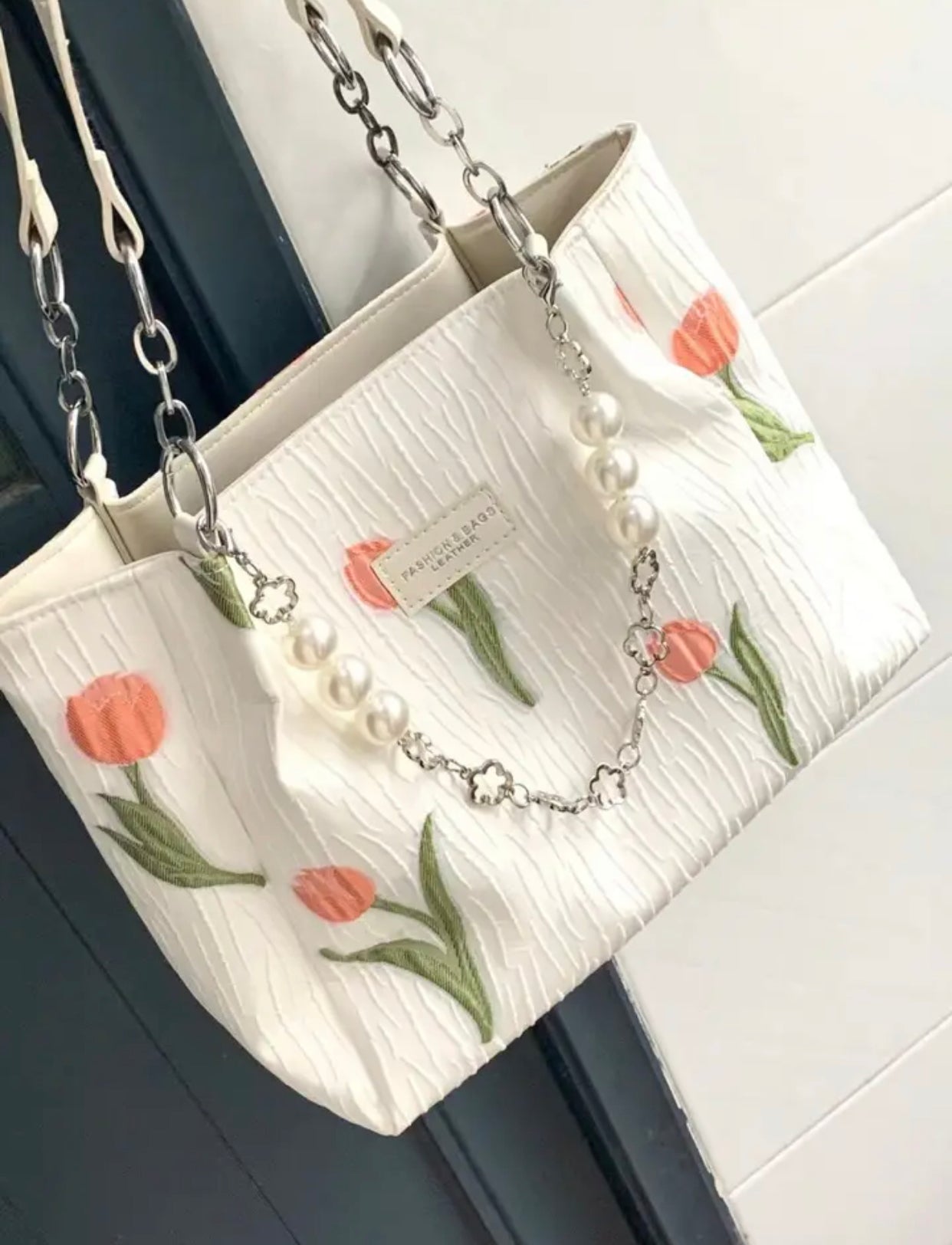 Bolso grande floral