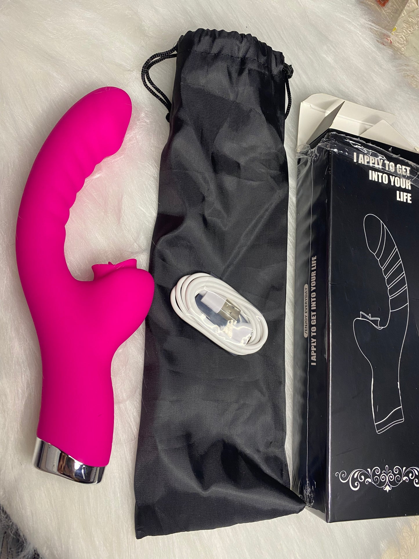 Vibrador 2 en 1 con lenguita