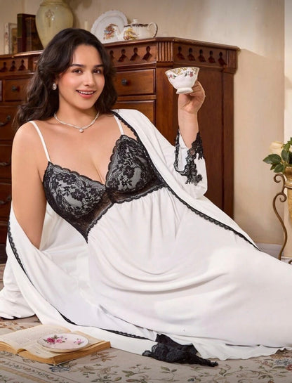 Camisón + bata 4XL
