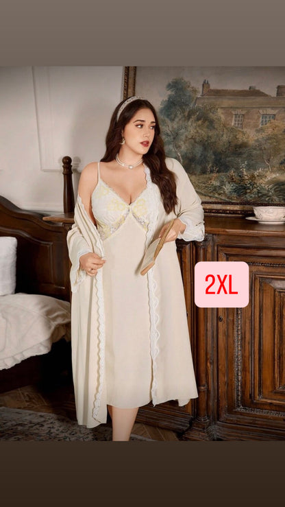 Camisón + bata 2XL
