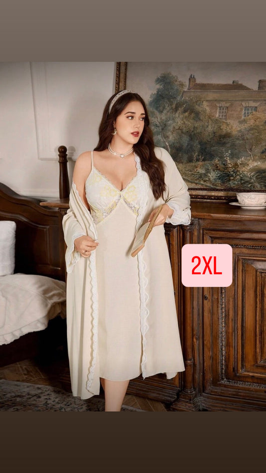Camisón + bata 2XL