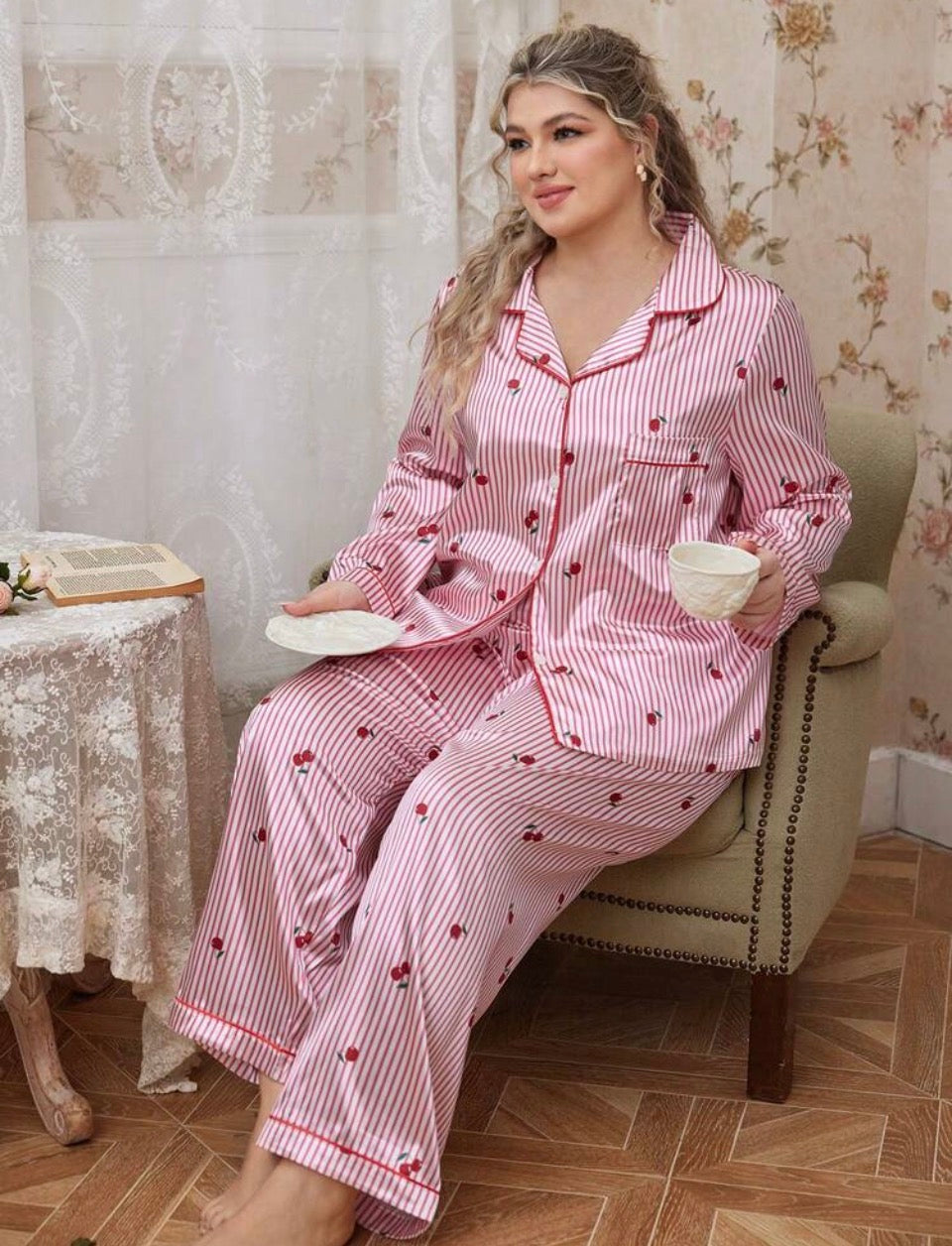 Pijama rosa 5XL