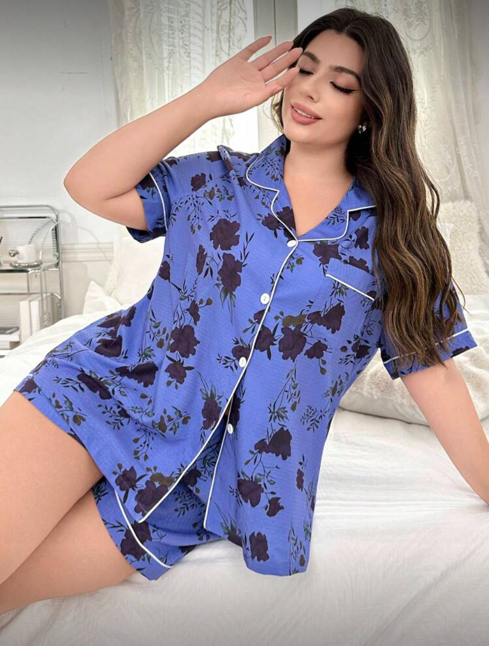Pijama con short 4XL