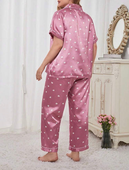 Pijama satén 5XL