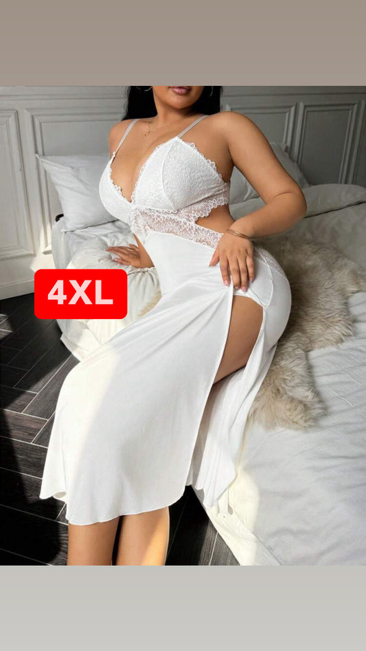 Camisón blanco 4XL
