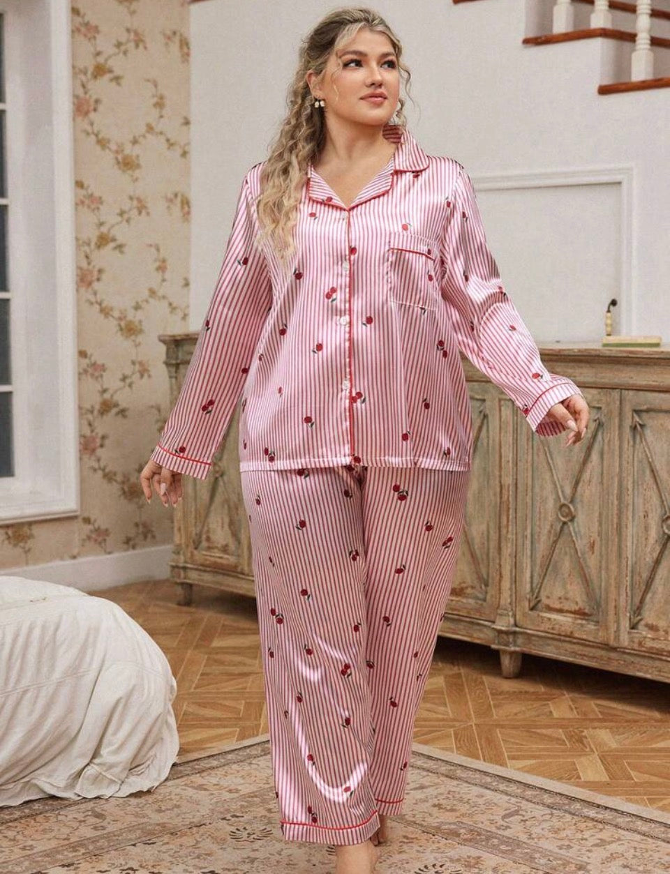 Pijama rosa 5XL