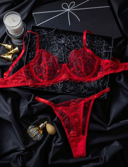 Conjunto rojo 3XL con aro