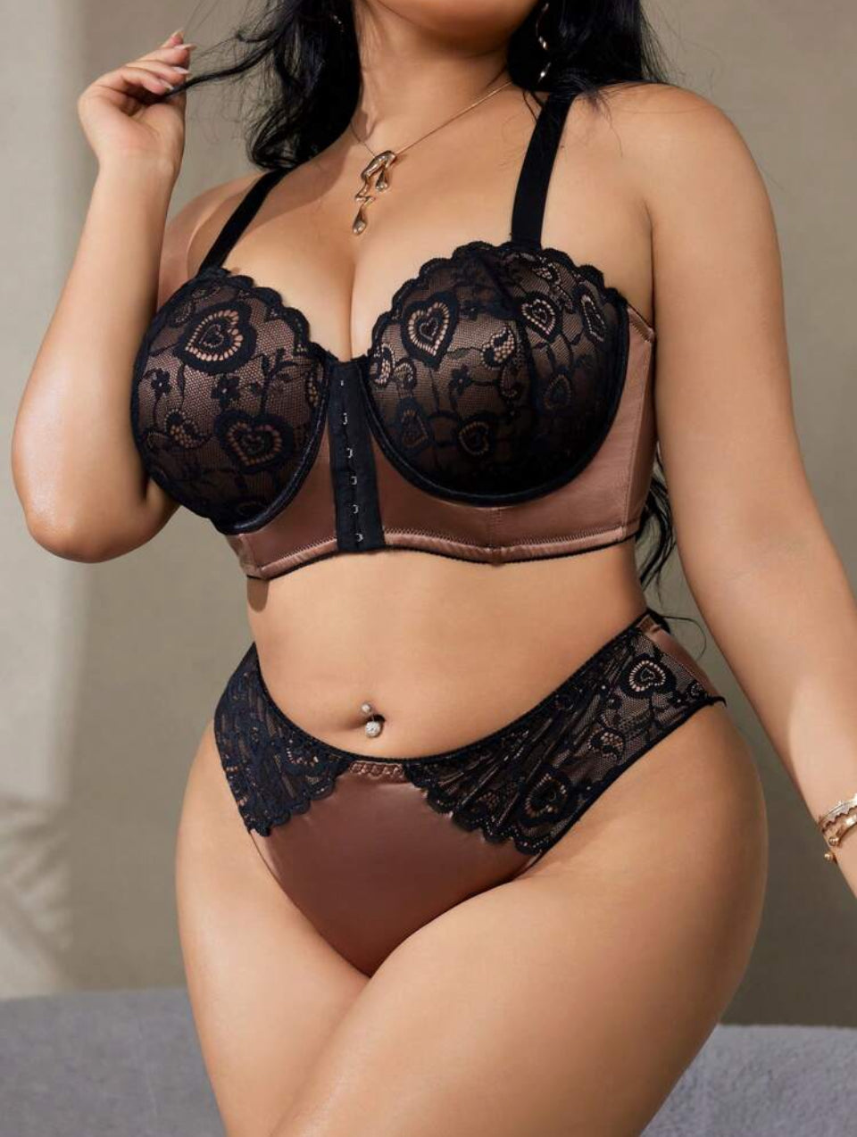 Conjunto marrón 3XL
