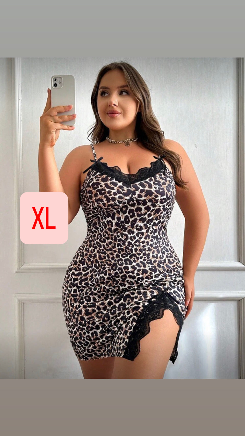 Camisón animal print XL